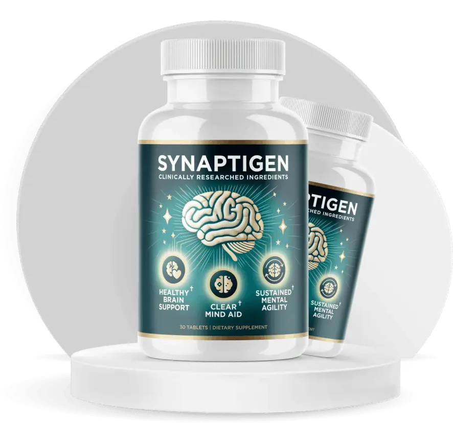 Synaptigen brain booster promoting mental clarity and long-term cognitive health